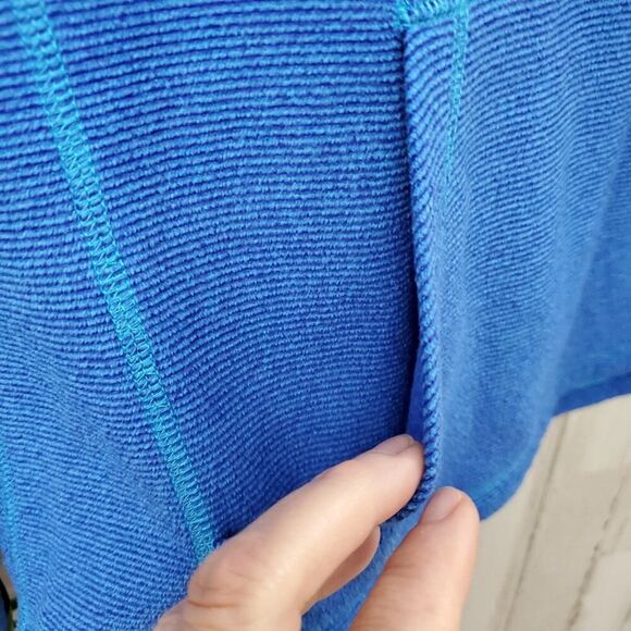 Tek Gear Athletic Zip Pullover Top Blue Size Small - Picture 5 of 6